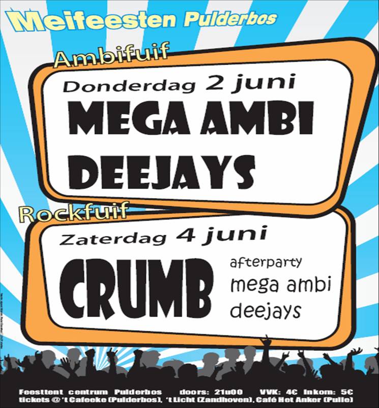 Rockfuif affiche op 04/06/2011